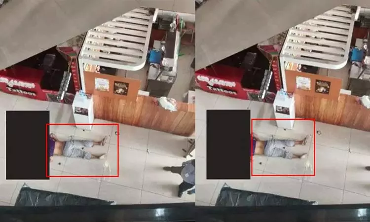 வணிக வளாக மாடியில் இருந்து குதித்து இளைஞர் தற்கொலை - அதிர்ச்சி சம்பவம் வணிக வளாக மாடியில் இருந்து குதித்து இளைஞர் தற்கொலை - அதிர்ச்சி சம்பவம்