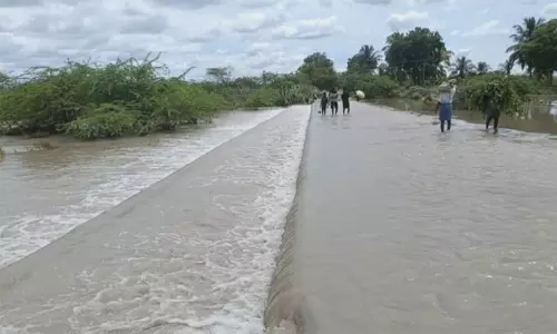 விருதுநகரில் கனமழை: வைப்பாற்றில் வெள்ளப்பெருக்கு