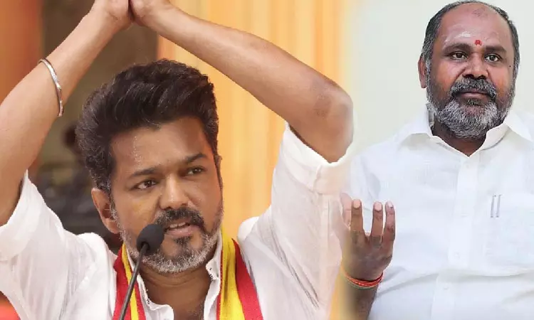 திமுகவை வீழ்த்த  விஜய் அதிமுகவுடன் சேர வேண்டும்  - ஆர்.பி. உதயகுமார்