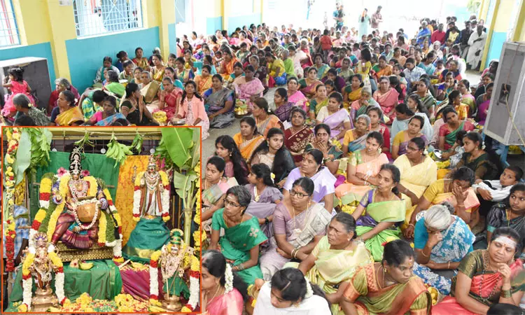 கேதார கௌரி விரதம்: கோவில்களில் பெண்கள் சிறப்பு வழிபாடு கேதார கௌரி விரதம்: கோவில்களில் பெண்கள் சிறப்பு வழிபாடு