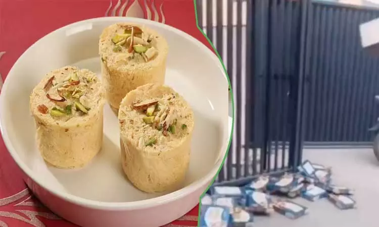 தீபாவளி போனசாக சோன் பப்டி கொடுத்த நிறுவனம்... கொதித்தெழுந்த தொழிலாளர்கள்; வைரலான வீடியோ தீபாவளி போனசாக சோன் பப்டி கொடுத்த நிறுவனம்... கொதித்தெழுந்த தொழிலாளர்கள்; வைரலான வீடியோ