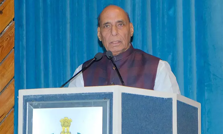 ‘உள்நாட்டு பாதுகாப்பு உற்பத்தி ரூ.1.5 லட்சம் கோடியாக அதிகரித்துள்ளது’ - ராஜ்நாத் சிங்