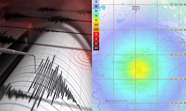 அசாமில் நிலநடுக்கம்: ரிக்டர் அளவில் 2.9 ஆக பதிவு