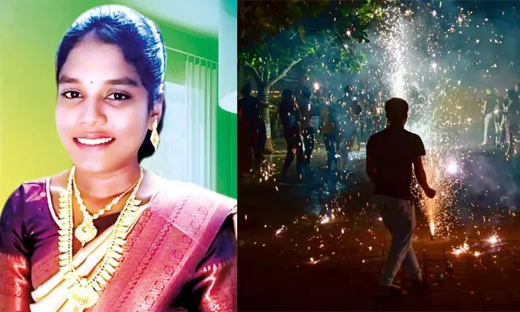 தலை தீபாவளி கொண்டாடிய புதுப்பெண்.. கணவர் வேலைக்கு புறப்பட்டதால் வாக்குவாதம்.. அடுத்த நடந்த விபரீதம்