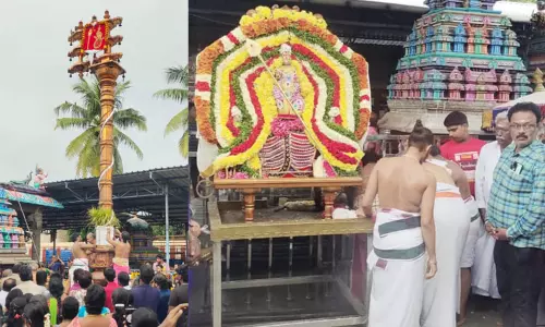 சிறுவாபுரியில் மகா கந்த சஷ்டி விழா கொடியேற்றம்