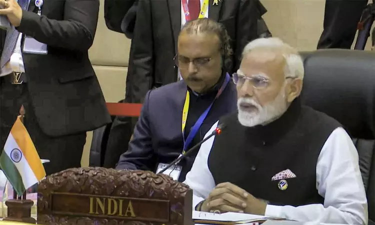 ஆசியன் உச்சி மாநாடு: காணொலி வாயிலாக பங்கேற்க பிரதமர் மோடி முடிவு ஆசியன் உச்சி மாநாடு: காணொலி வாயிலாக பங்கேற்க பிரதமர் மோடி முடிவு