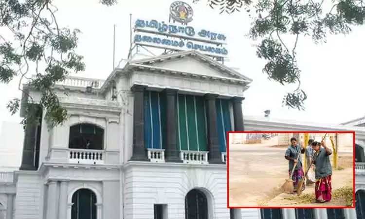 தூய்மை பணியாளர்களுக்கு தினசரி இலவச உணவு வழங்கும் திட்டத்திற்கு தமிழக அரசு அனுமதி தூய்மை பணியாளர்களுக்கு தினசரி இலவச உணவு வழங்கும் திட்டத்திற்கு தமிழக அரசு அனுமதி