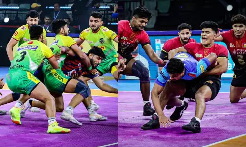 புரோ கபடி லீக்: பெங்களூரு புல்ஸ், பாட்னா பைரேட்ஸ் அணிகள் வெற்றி