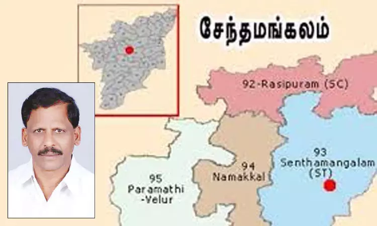 திமுக எம்.எல்.ஏ. மறைவு: சேந்தமங்கலம் தொகுதிக்கு இடைத்தேர்தல் நடத்தப்படுமா..? திமுக எம்.எல்.ஏ. மறைவு: சேந்தமங்கலம் தொகுதிக்கு இடைத்தேர்தல் நடத்தப்படுமா..?