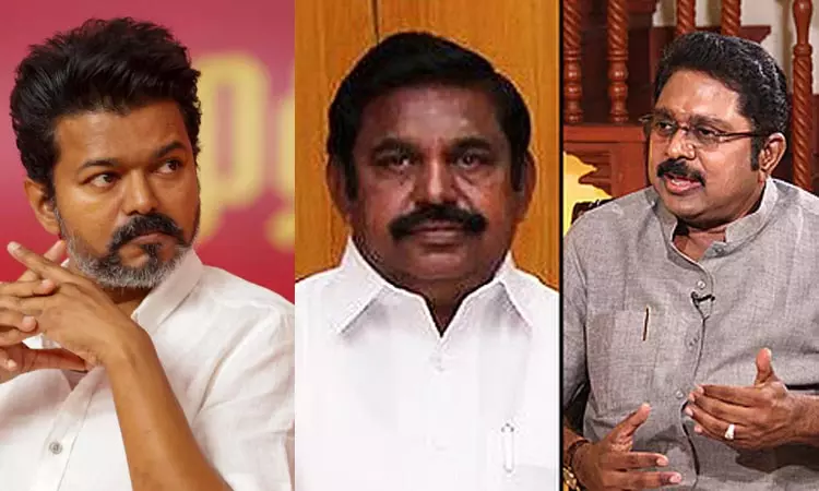 வரும் தேர்தலில் விஜய் 2-வது இடத்திற்கு வர வாய்ப்பு இருக்கிறது - டிடிவி தினகரன் வரும் தேர்தலில் விஜய் 2-வது இடத்திற்கு வர வாய்ப்பு இருக்கிறது - டிடிவி தினகரன்