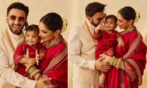 மகளின் புகைப்படத்தை வெளியிட்ட  நடிகை தீபிகா படுகோன்