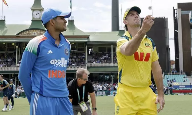 3வது ஒருநாள் கிரிக்கெட்: டாஸ் வென்ற ஆஸ்திரேலியா பேட்டிங் தேர்வு 3வது ஒருநாள் கிரிக்கெட்: டாஸ் வென்ற ஆஸ்திரேலியா பேட்டிங் தேர்வு