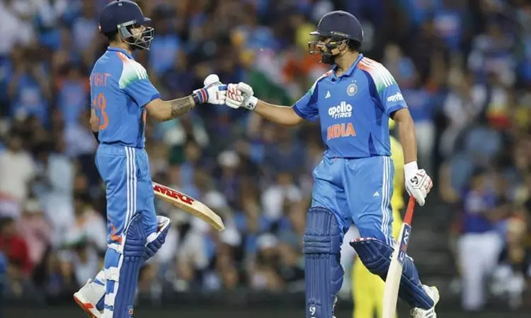 ரோகித், விராட் சிறப்பான ஆட்டம்.. ஆஸி.யை வீழ்த்தி ஆறுதல் வெற்றி பெற்ற இந்தியா ரோகித், விராட் சிறப்பான ஆட்டம்.. ஆஸி.யை வீழ்த்தி ஆறுதல் வெற்றி பெற்ற இந்தியா