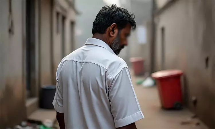 ஒரே நாளில் 3 முறை தற்கொலைக்கு முயன்ற தொழிலாளி.. 4-வது தடவை மேம்பாலத்தில் இருந்து குதித்த போது நடந்த விபரீதம்