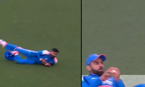 பீல்டிங்கில் அசத்திய விராட், ஸ்ரேயாஸ்.. வீடியோ வைரல்