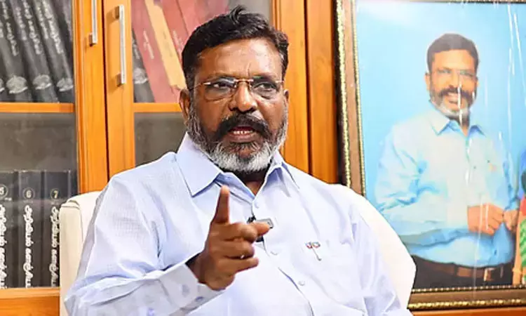 தனியார் பல்கலைக்கழக திருத்த சட்ட மசோதாவை திரும்பப் பெறுக: திருமாவளவன் வலியுறுத்தல்