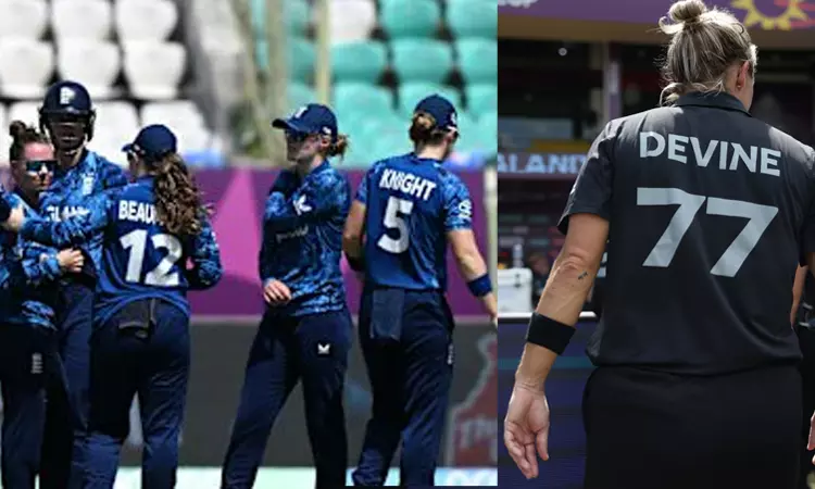 மகளிர் உலகக்கோப்பை: நியூசிலாந்தை 168 ரன்களில் சுருட்டிய இங்கிலாந்து மகளிர் உலகக்கோப்பை: நியூசிலாந்தை 168 ரன்களில் சுருட்டிய இங்கிலாந்து