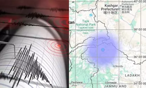 லடாக்கில் நிலநடுக்கம் : ரிக்டர் அளவில் 3.6 ஆக பதிவு