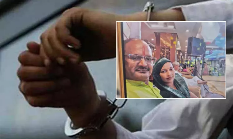 மனைவியை கொன்றுவிட்டு போலீசிடம் தற்கொலை நாடகமாடிய கோவில் பூசாரி கைது மனைவியை கொன்றுவிட்டு போலீசிடம் தற்கொலை நாடகமாடிய கோவில் பூசாரி கைது