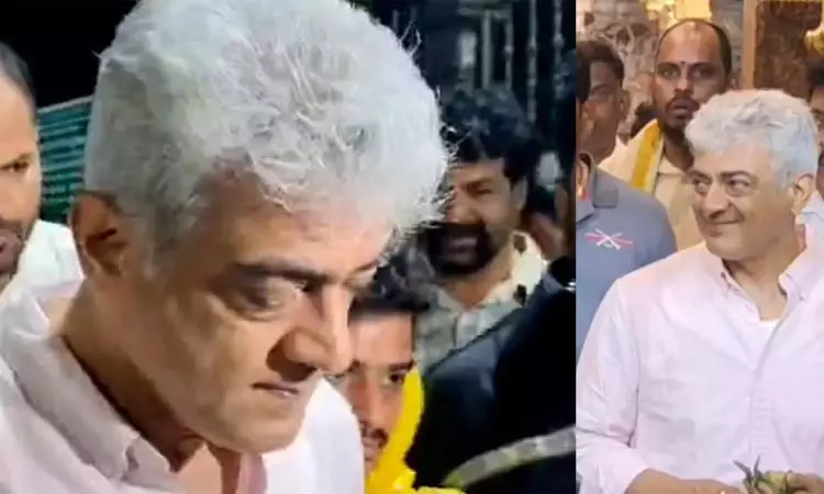 திருப்பதி ஏழுமலையான் கோவிலில் நடிகர் அஜித்குமார்  சாமி தரிசனம்...!