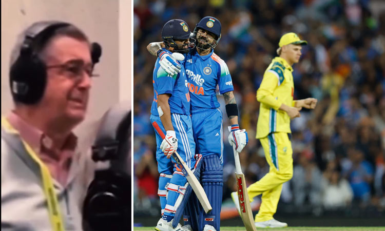 சிட்னியில் அசத்திய விராட், ரோகித்.. நேரலையில் கண்ணீர் விட்ட ஆஸி.வர்ணனையாளர்.. நெகிழ்ச்சி வீடியோ