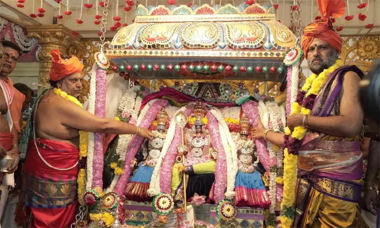 மருதமலையில் சுப்பிரமணிய சுவாமி - வள்ளி தெய்வானை திருக்கல்யாண வைபவம்