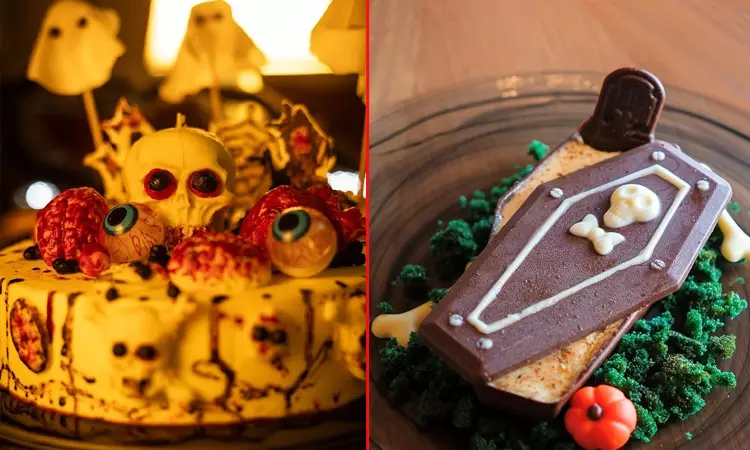 துபாயில் திகிலூட்டும் வடிவிலான உணவு வகைகள்.. கல்லறை, சவப்பெட்டி வடிவில் தயாரித்து விற்பனை துபாயில் திகிலூட்டும் வடிவிலான உணவு வகைகள்.. கல்லறை, சவப்பெட்டி வடிவில் தயாரித்து விற்பனை