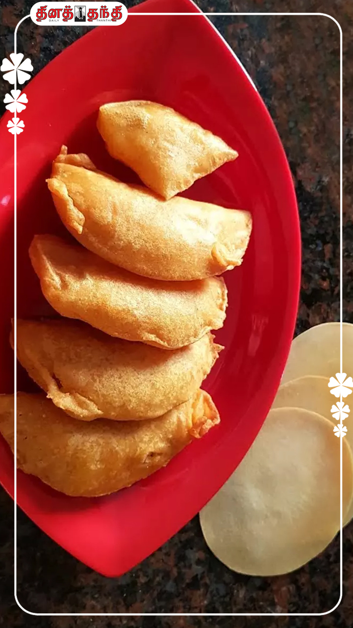 மழைக்கு இதமா சூடான அப்பள பஜ்ஜி.!! மழைக்கு இதமா சூடான அப்பள பஜ்ஜி.!!