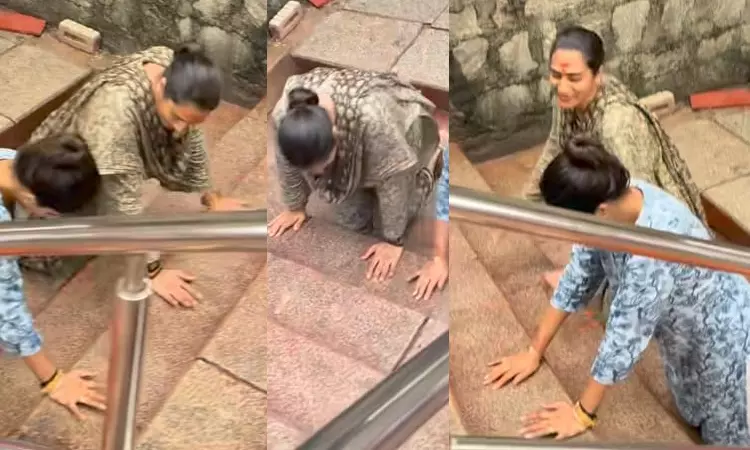 Actress Climbs Tirumala Hills on Her Knees – Viral Video