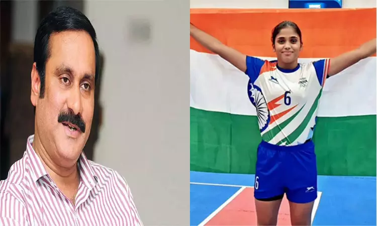 கபடி வீராங்கனை கார்த்திகா விளையாட்டு உலகில் புதிய உயரங்களை தொட வாழ்த்துகள்: அன்புமணி ராமதாஸ் கபடி வீராங்கனை கார்த்திகா விளையாட்டு உலகில் புதிய உயரங்களை தொட வாழ்த்துகள்: அன்புமணி ராமதாஸ்