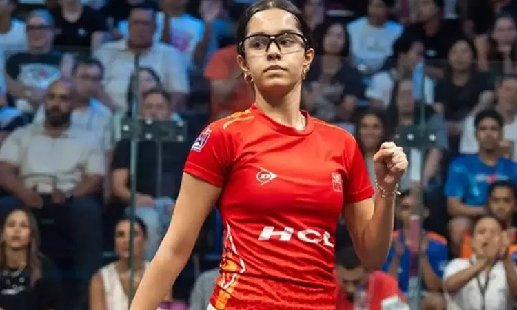 கனடா மகளிர் ஓபன் ஸ்குவாஷ்: நடப்பு சாம்பியனை வீழ்த்திய 17 வயது இந்திய வீராங்கனை