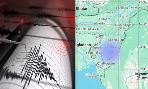 மிசோரமில் நிலநடுக்கம்: ரிக்டர் அளவில் 3.2 ஆக பதிவு