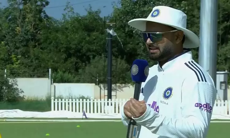 மீண்டும் களத்திற்கு திரும்பிய ரிஷப் பண்ட் மீண்டும் களத்திற்கு திரும்பிய ரிஷப் பண்ட்