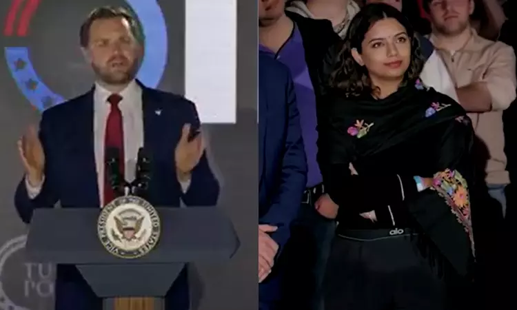 ‘இந்த நாட்டிற்காக இளமையை அர்ப்பணித்தோம்; எங்களை விரட்டுவதா?’ - அமெரிக்க துணை அதிபரிடம் இந்திய வம்சாவளி பெண் கேள்வி ‘இந்த நாட்டிற்காக இளமையை அர்ப்பணித்தோம்; எங்களை விரட்டுவதா?’ - அமெரிக்க துணை அதிபரிடம் இந்திய வம்சாவளி பெண் கேள்வி