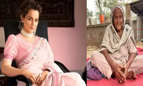 விவசாயப் பெண்ணிடம் மன்னிப்பு கேட்ட கங்கனா ரனாவத்