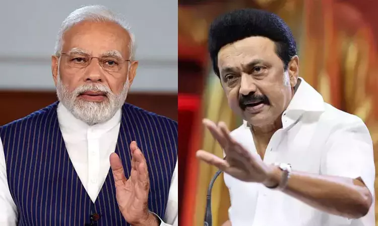 தமிழர்கள் மீதான வன்மத்தை தேர்தல் அரசியலுக்காக வெளிப்படுத்துவதா? - பிரதமரின் பேச்சுக்கு மு.க.ஸ்டாலின் கண்டனம் தமிழர்கள் மீதான வன்மத்தை தேர்தல் அரசியலுக்காக வெளிப்படுத்துவதா? - பிரதமரின் பேச்சுக்கு மு.க.ஸ்டாலின் கண்டனம்