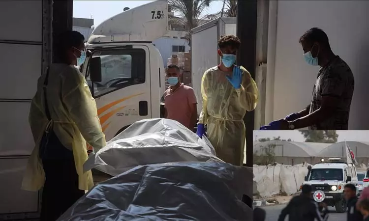 30 பாலஸ்தீனிய கைதிகளின் உடல்களை ஒப்படைத்த இஸ்ரேல் 30 பாலஸ்தீனிய கைதிகளின் உடல்களை ஒப்படைத்த இஸ்ரேல்