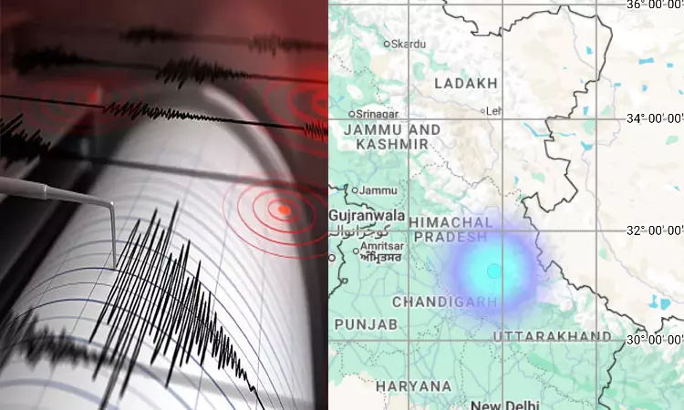 இமாச்சல பிரதேசத்தில் நிலநடுக்கம்: ரிக்டர் அளவில் 3.2 ஆக பதிவு