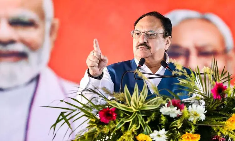 பீகார் முன்னணி மாநிலங்களில் ஒன்றாக முன்னேறி உள்ளது - ஜே.பி.நட்டா பீகார் முன்னணி மாநிலங்களில் ஒன்றாக முன்னேறி உள்ளது - ஜே.பி.நட்டா