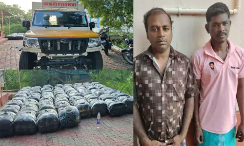 இலங்கைக்கு கடத்த முயன்ற ரூ.60 லட்சம் மதிப்புள்ள பீடி இலைகள் பறிமுதல்: 2 பேர் கைது