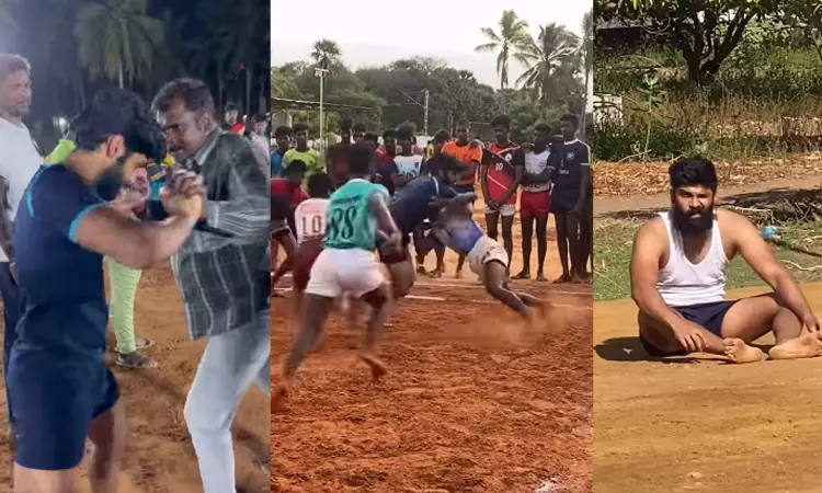 Actor Dhruv shares a video taken during training for the shooting of Bison -Pain