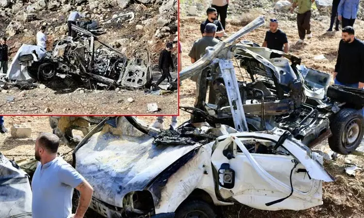 லெபனான் மீது இஸ்ரேல் வான்வழி தாக்குதல் - 4 பேர் பலி லெபனான் மீது இஸ்ரேல் வான்வழி தாக்குதல் - 4 பேர் பலி