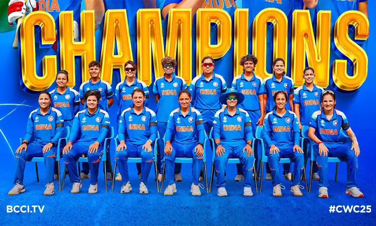 உலக கோப்பையை வென்ற இந்திய மகளிர் அணிக்கு  பிரதமர் மோடி, மு.க.ஸ்டாலின் வாழ்த்து