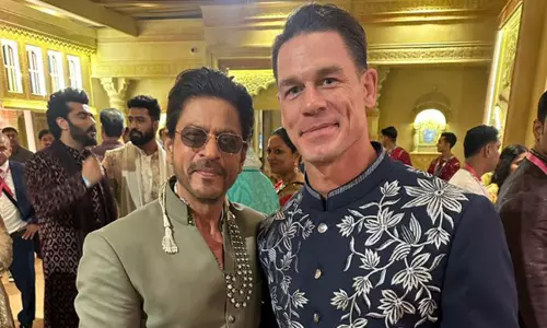 Shah Rukh Khan calls John Cena a rock star Shah Rukh Khan calls John Cena a rock star