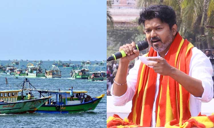 இலங்கை கடற்படை சிறைப்பிடித்த 35 மீனவர்களை உடனடியாக விடுவிக்க வேண்டும்- தவெக தலைவர் விஜய்