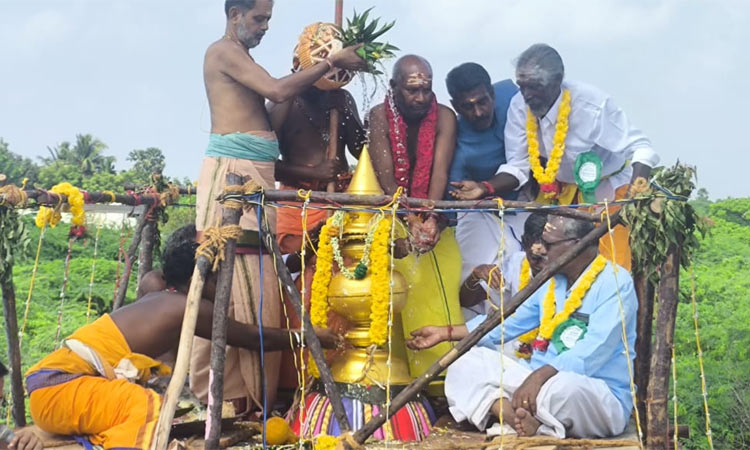 வேதாரண்யம்: கோடியக்காடு திரௌபதி அம்மன் கோவில் கும்பாபிஷேகம்