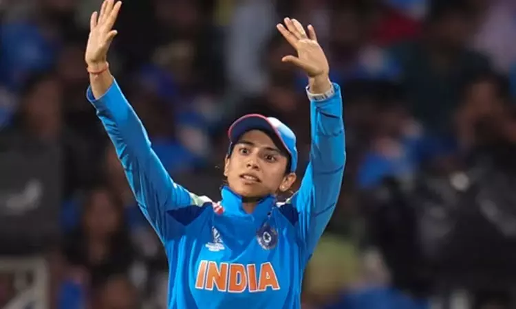 ஐ.சி.சி. மகளிர் உலகக்கோப்பை: வரலாற்று சாதனை படைத்த மந்தனா