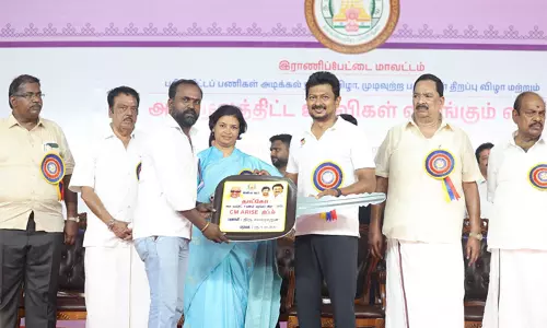 ராணிப்பேட்டையில் ரூ.296.46 கோடி மதிப்பிலான அரசு நலத்திட்ட உதவிகள் - உதயநிதி ஸ்டாலின் வழங்கினார்