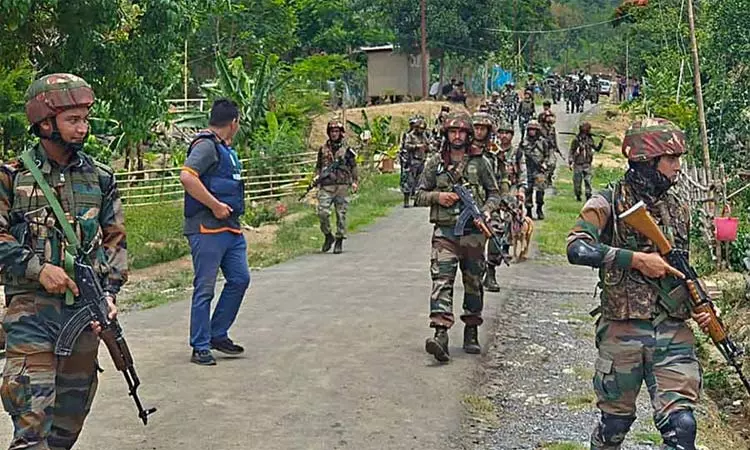 மணிப்பூர் என்கவுன்டர்: 4 பயங்கரவாதிகள் சுட்டுக்கொலை