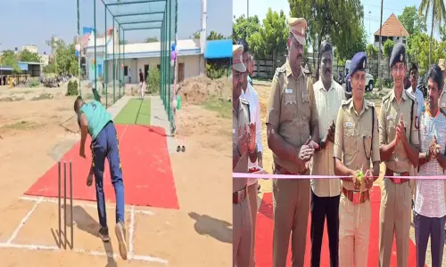 தூத்துக்குடியில் புதிய கிரிக்கெட் வலை பயிற்சி அரங்கம்: எஸ்.பி. ஆல்பர்ட் ஜான் திறந்து வைத்தார்